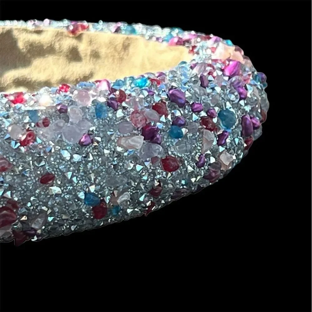 Fashionable Multicolor Rhinestone Decor Headband Hair Accessory for Women